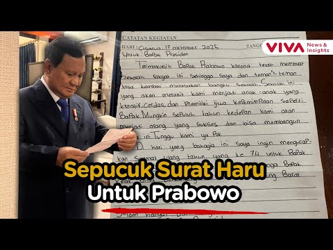 Sepucuk Surat Sederhana untuk Presiden Prabowo yang Menggetarkan Hati!