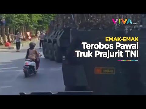 'Ras Terkuat di Bumi' Uji Nyali, Terobos Truk Tentara pada Pawai Perpisahan Kapolda Aceh
