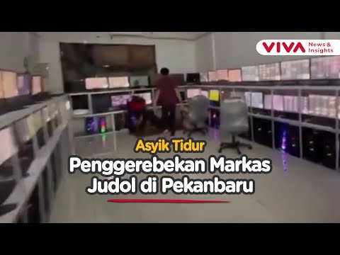 Detik-detik Penggerebekan Markas Judol di Riau