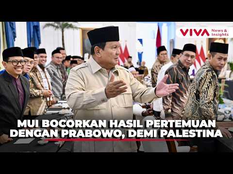 Usai Bertemu Prabowo, MUI Nyatakan Dukungan untuk Board of Peace