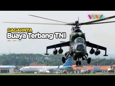 PENAMPAKAN Helikopter 'Buaya Terbang' Milik TNI AD