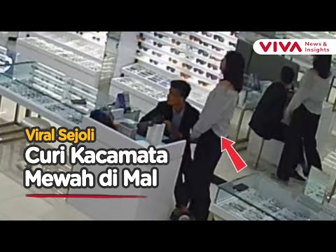 Bak Sultan! Peran Ciamik Pasutri Curi Kacamata Mewah di Mal