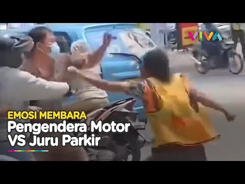 Adu Jotos Pengendara Vs Juru Parkir Gegara Hal Receh
