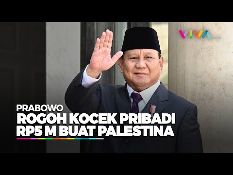 Teriris Melihat Korban Anak-Ibu, Prabowo Sumbang Rp5 M ke Palestina