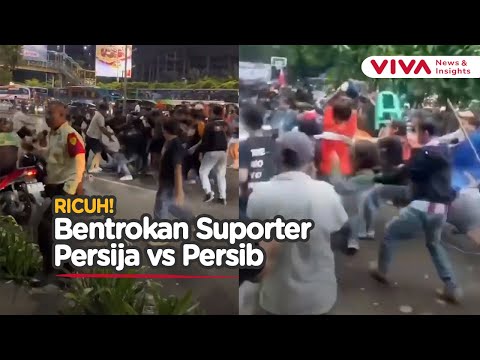 Nyawa Tak Berharga! Laga Persija vs Persib Berujung Bentrok