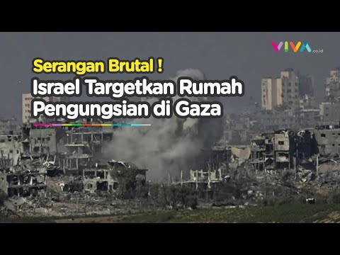 Rumah Pengungsian Jadi Target Serangan Israel di Gaza, 40 Orang Tewas Seketika
