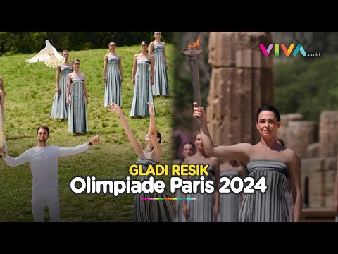Gladi Resik Penyalaan Obor Olimpiade Paris 2024, Berlangsung di Tempat Kelahiran Olimpiade