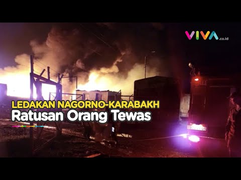 NGERI! Ledakan di Nagorno-Karabakh Telan Ratusan Korban Jiwa