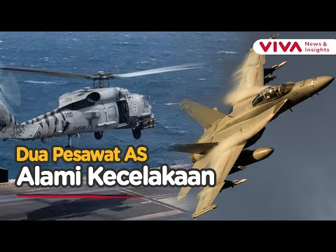 Insiden Laut China Selatan  Dua Pesawat AS Jatuh, Trump Bantah Ada Sabotase