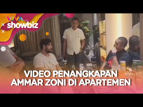 Tampang Tak Bersalah Ammar Zoni Saat Digerebek Polisi