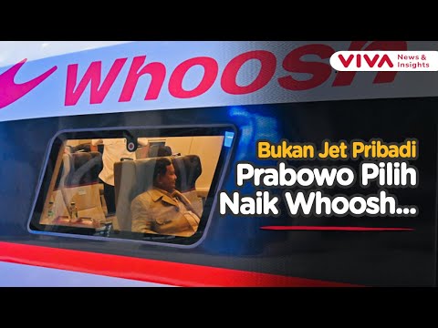 Prabowo Lebih Pilih Naik Whoosh Bareng Masyarakat Saat Kunjungan Kerja ke Jawa Barat