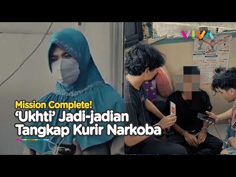 Diam Menjadi 'Ukhti', Bergerak Ciduk Kurir Narkoba