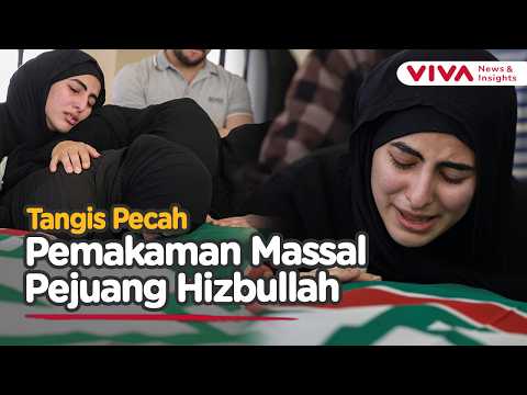 Peti Berselimut Bendera Hizbullah, Simbol Duka Perang yang Belum Usai