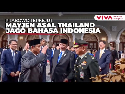Bak Kawan Lama, Prabowo Dihampiri Militer Thailand Berujung Obrolan Santai