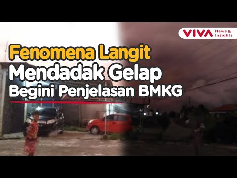 Merinding! Rekaman Video Sore Jadi Malam dalam Hitungan Detik