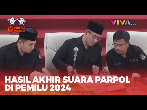 Hasil Lengkap Perolehan Suara Parpol di Pemilu 2024
