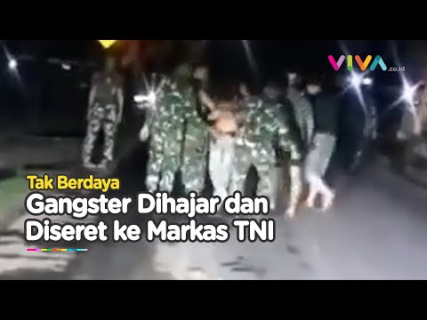 Pasukan TNI Hajar Gangster, Warganet: Masuk Kandang Harimau