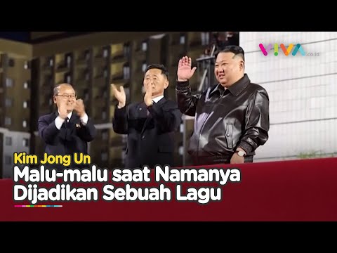 Debut Jadi 'Idol Korut', Kim Jong Un Salting Mesem-mesem Dipuji Selangit Lewat Lagu