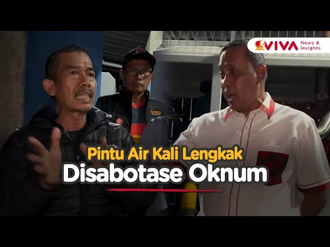 Wali Kota Bekasi Murka Saat Sidak ke Pintu Air Kali Lengkak, Disabotase Oknum