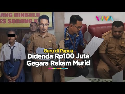 MALANG! Guru di Papua Didenda Rp100 Juta Gegara Rekam..