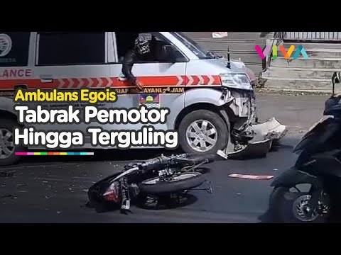 Ambulans Bawa Pasien Kritis Tabrak Motor, Buntut Keegoisan Mobil Pribadi