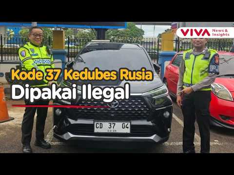Toyota Veloz Pelat Kedubes Rusia Palsu Ditangkap Polisi di Jalan Tol