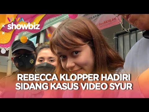 Rebecca Klopper Hadiri Sidang Kasus Penyebaran Video Syur