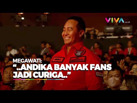 Andika Perkasa Pakai Baju Partai, Gemuruh Tepuk Tangan di Rakernas V PDIP