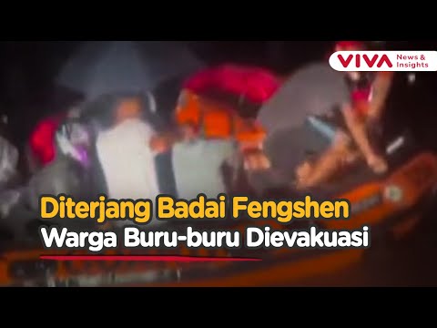 Detik-detik Evakuasi Warga saat Badai Mengamuk Tengah Malam