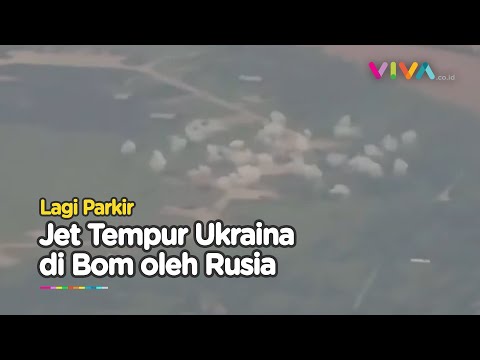 Jet Tempur Ukraina Jadi Rongsokan Usai Rusia Bom Pangkalan Udara Myrhorod