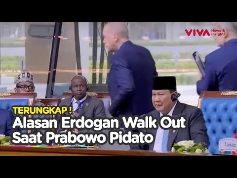 Alasan Erdogan Walk Out Saat Prabowo Pidato di KTT D-8