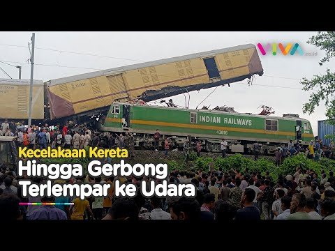 Penampakan Horor Kereta Maut di India, Tabrakan Dipicu Masalah Sinyal