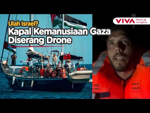 Kapal Kemanusiaan Gaza yang Ditumpangi Greta Thunberg Diserang Drone