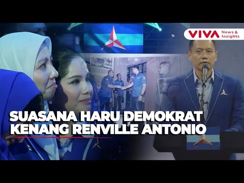 AHY Menahan Air Mata, Mengenang Renville Antonio Bendum Demokrat