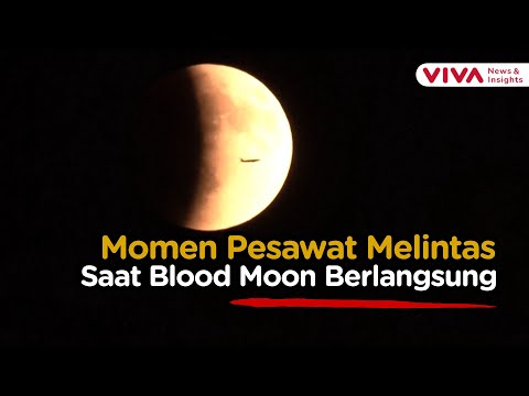 Langit Memerah! Fenomena Blood Moon Terpanjang Sejak 2022