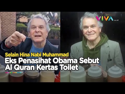 Eks Penasihat Obama Hina Nabi Muhammad Pemerkosa hingga Al Quran Kertas Toilet