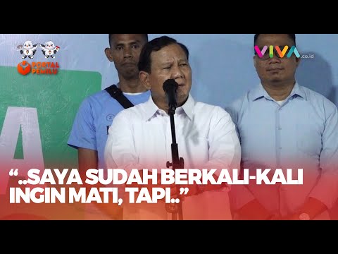 Nyaris Mati Berkali-kali, Prabowo Tekadkan Sisa Hidupnya untuk Rakyat Indonesia