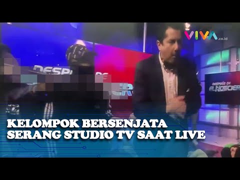 DETIK-DETIK Stasiun TV Diserang Saat live, Sipir dan Kru Disandera