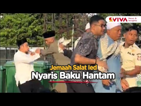 Bukan Maaf-maafan, Dua Pria Nyaris Adu Jotos Jelang Salat Ied