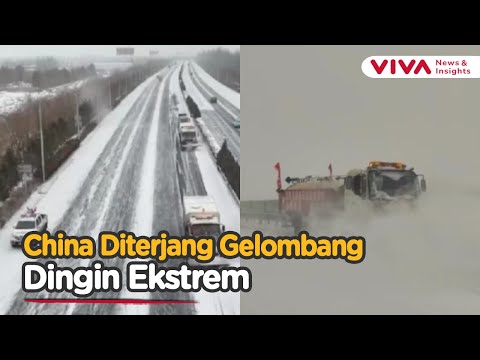 Dilanda Salju Lebat, China Tetapkan Status Darurat Cuaca
