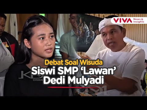Debat dengan Dedi Mulyadi, Siswi SMP Desak Wisuda Diadakan Meski Rumahnya Digusur