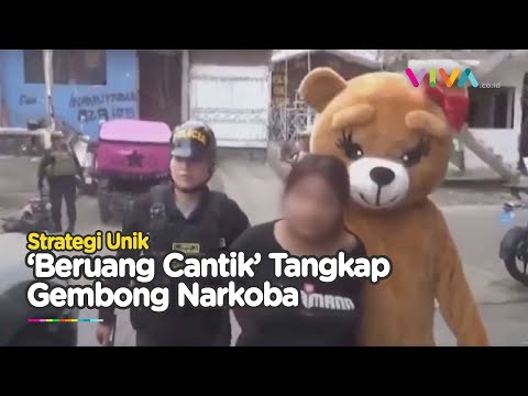 Taktik 'Beruang' Polisi Sukses Tangkap Gembong Narkoba