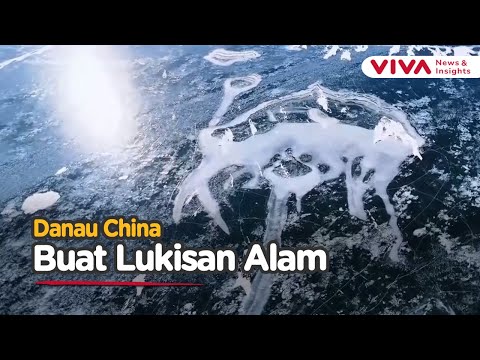 Retakan Es Ini Menciptakan Pemandangan Menakjubkan di China