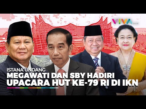 Megawati-SBY Diundang Upacara Kemerdekaan Bareng Jokowi-Prabowo di IKN