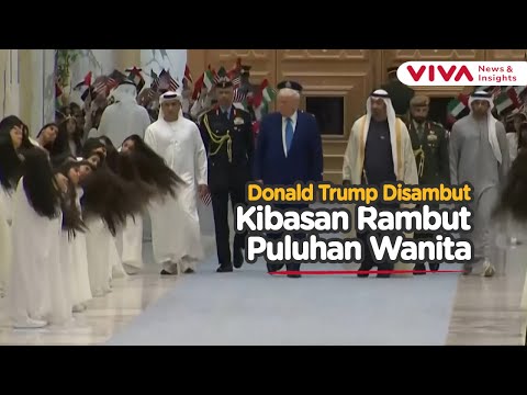 MERIAH! Tarian Kibasan Rambut Sambut Donald Trump di UEA