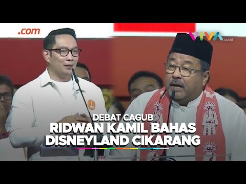 Ogah Sela Rano Karno, Ridwan Kamil Berkilah Bangun Disneyland di Cikarang