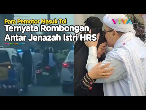 Polisi Kejar Rombongan Pemotor Pengantar Jenazah Istri HRS di Tol
