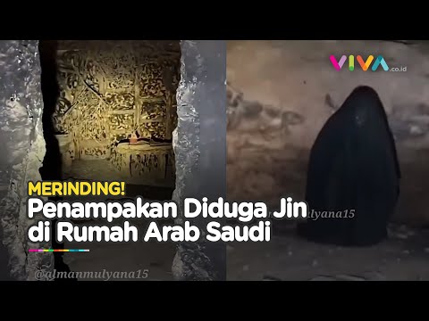 HOROR! Penampakan Sosok Hitam Misterius Diduga Jin di Arab Saudi