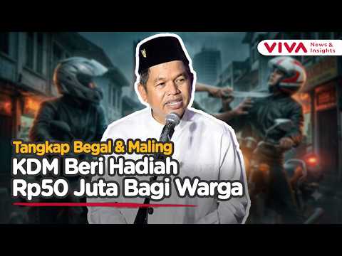 Bandung Darurat Begal! KDM Sayembarakan Penangkapan Pelaku Rp50 Juta