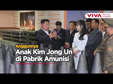 Momen Kim Jong Un Ajak Puterinya Kunjungi Pabrik Amunisi